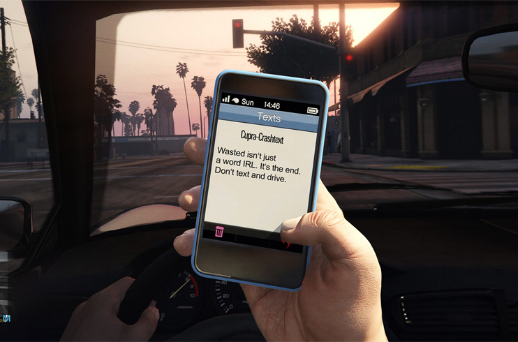 #CrashTextAuto image